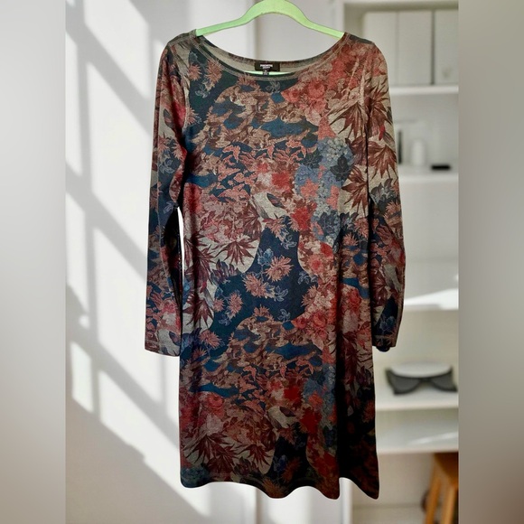 Premise Dresses & Skirts - Premise Multicolor Floral Long Sleeve Dress